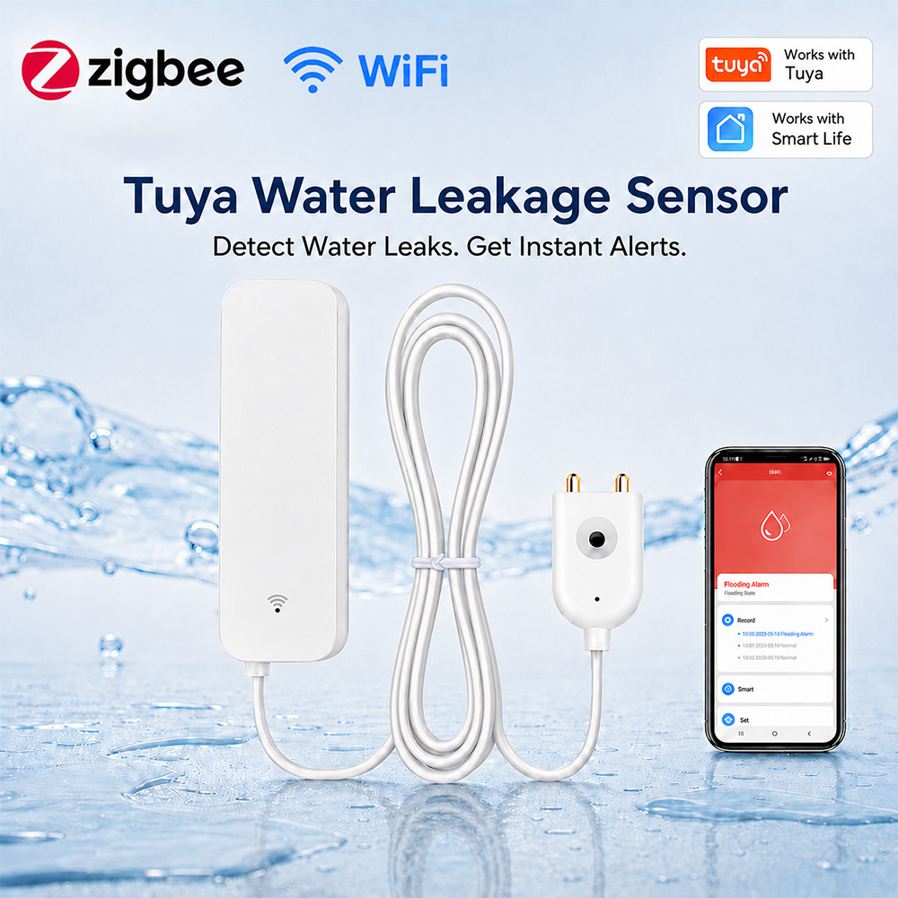 Water Alarm Sensor - ZigBee WiFi 누수 센서 홍수 누출