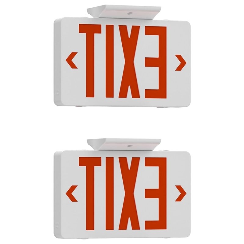 Emergency Exit Sign - B67C UL 인증, 상업용 비상등 콤보,