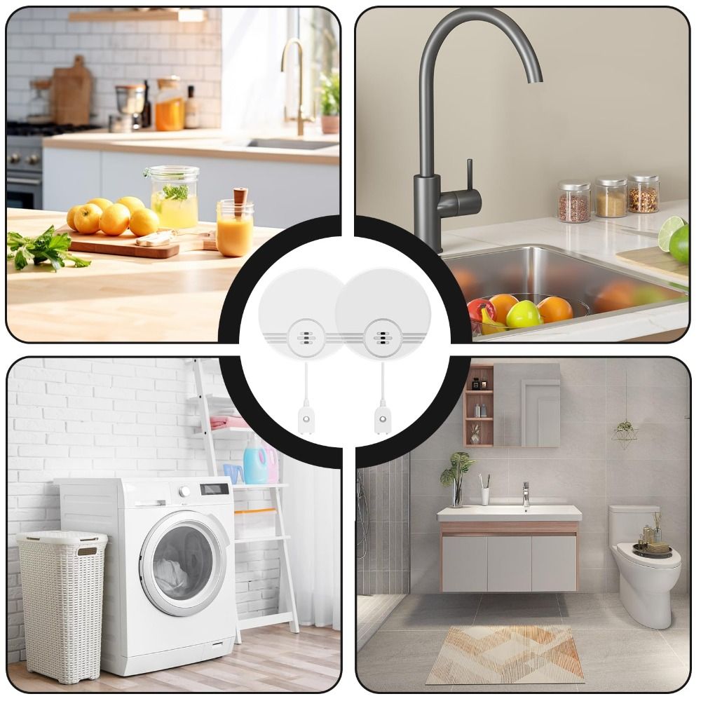 Water Alarm Sensor - 듀얼 모드 센서 누수 경보기 벽걸이형