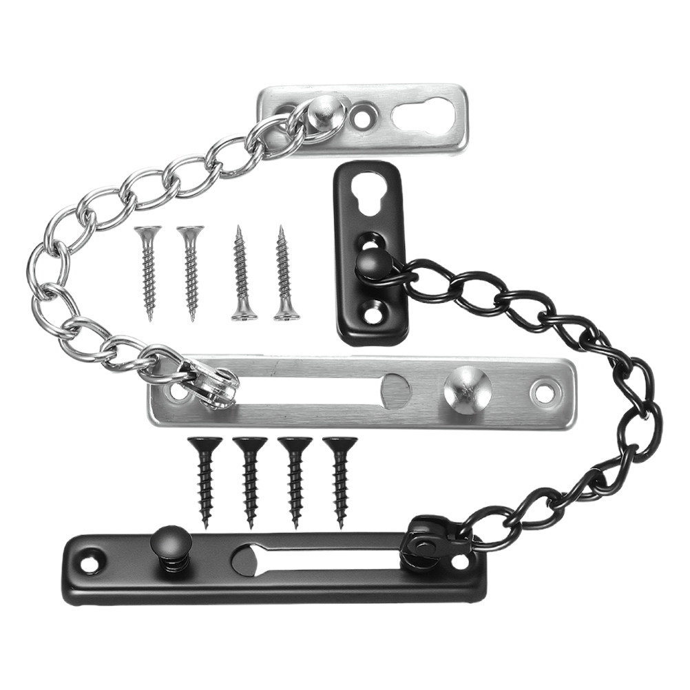 2개입 스테인리스 스틸 도어 체인 잠금장치, 고강도 보 - Security Chain Door 리뷰 및 가격