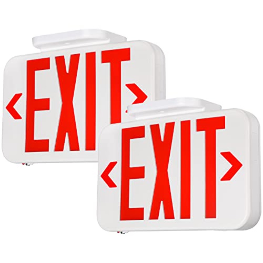 LED 출구 표시등, 배터리 백업 기능이 있는 비상 출 - Emergency Exit Sign 리뷰 및 가격