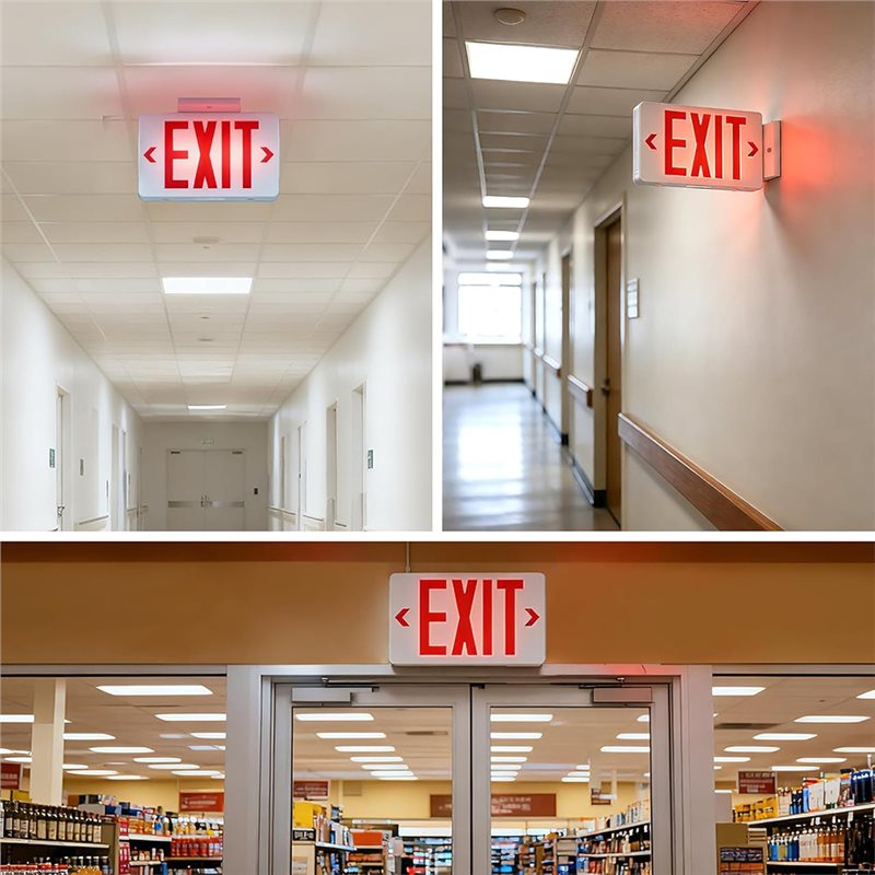 B67C UL 인증, 상업용 비상등 콤보, 비상등 배터 - Emergency Exit Sign 리뷰 및 가격