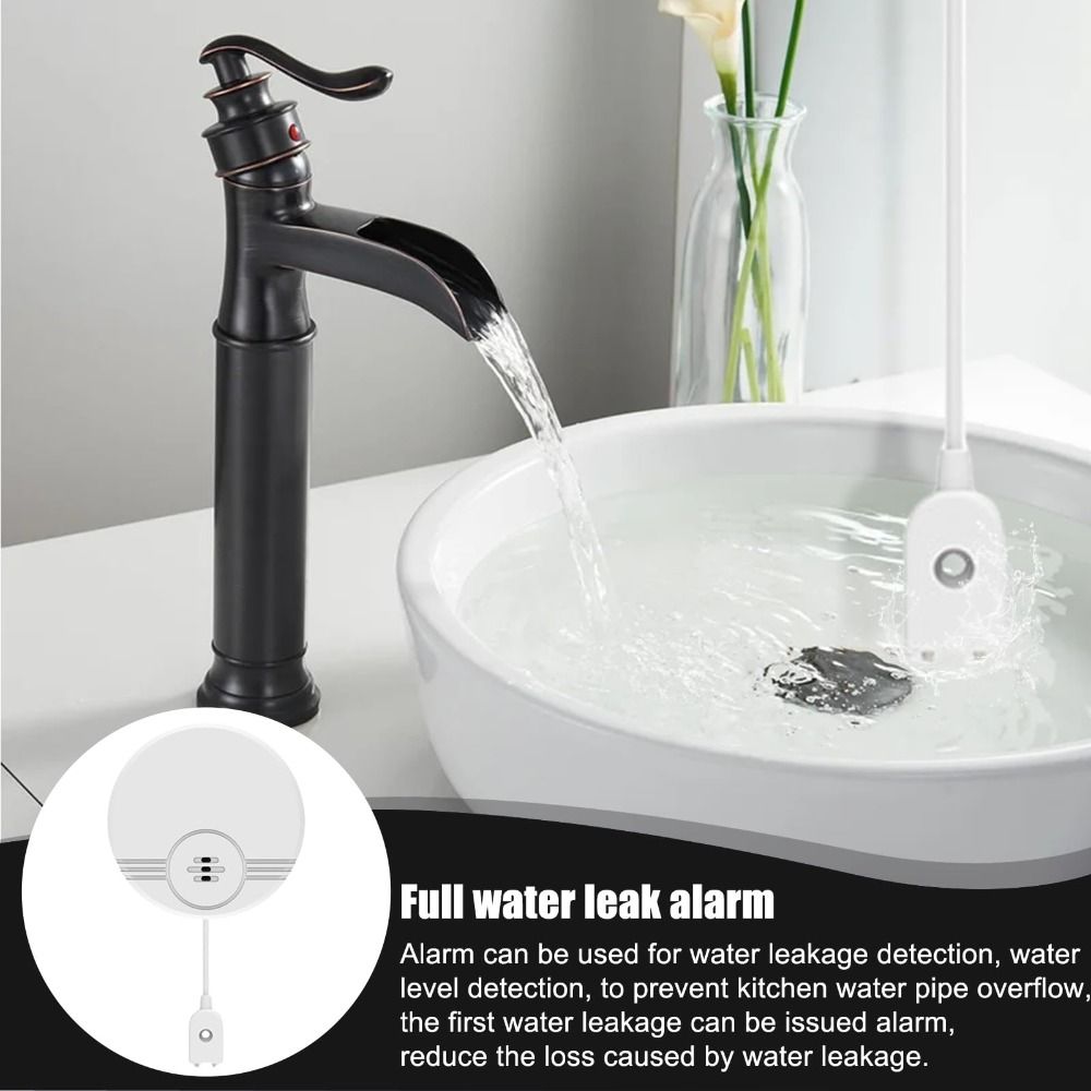 듀얼 모드 센서 누수 경보기 벽걸이형 및 바닥 접촉형  - Water Alarm Sensor 리뷰 및 가격
