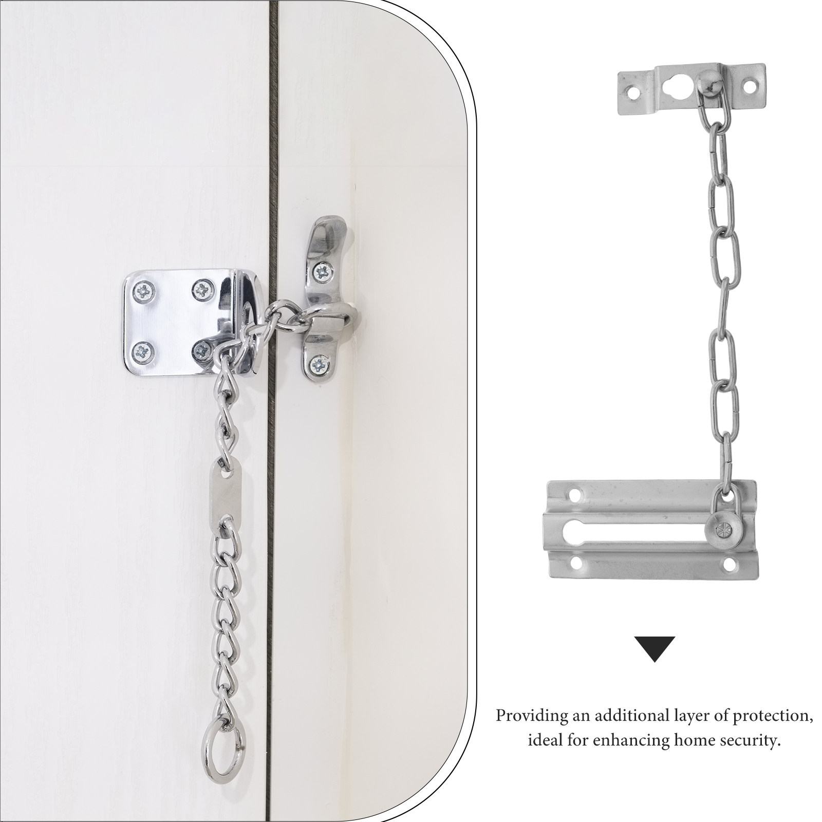 헤비 듀티 도어 체인 잠금장치, 내부 및 현관문용 도난 - Security Chain Door 리뷰 및 가격