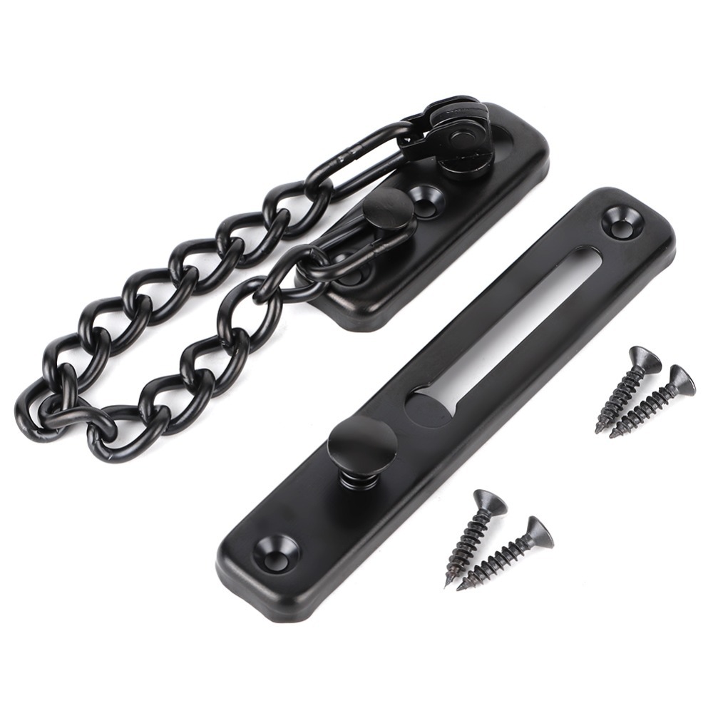 스테인레스 스틸 스테인레스 스틸 도어 보안 체인 블랙, - Security Chain Door 리뷰 및 가격